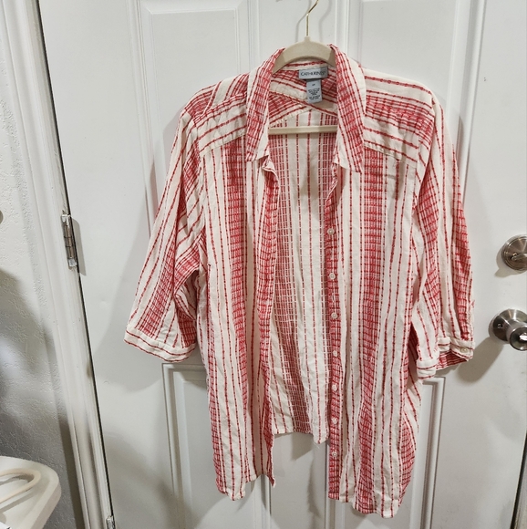 Catherine's button-up top 2x - Picture 1 of 6